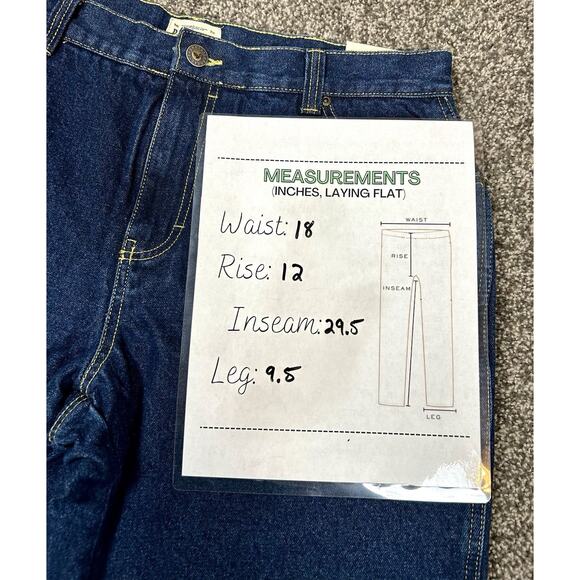 New Red Head Jeans Men's 38 x 32 Blue Denim Red Fleece Lined Straight Leg NWT - Picture 8 of 14